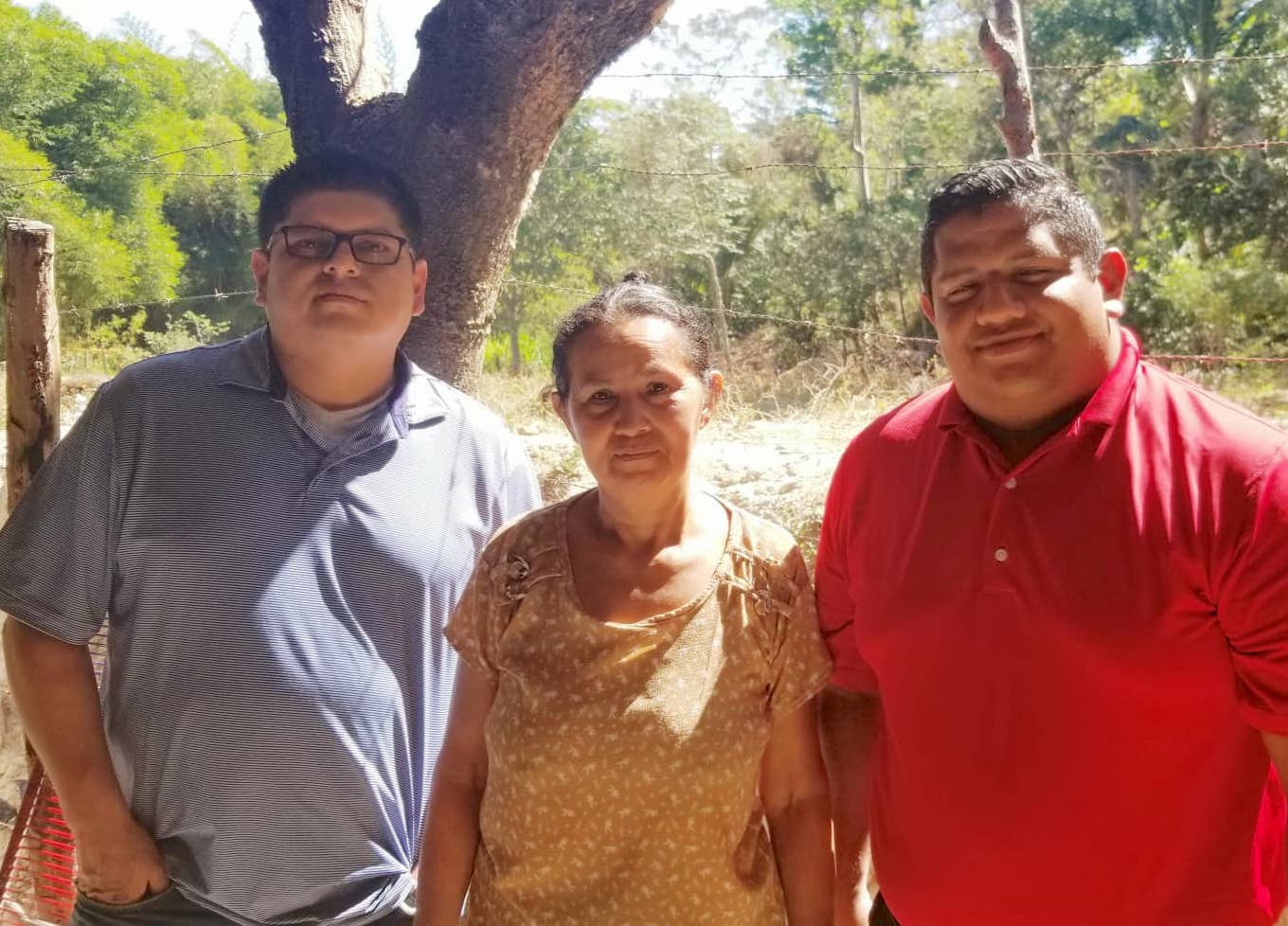 Silvia (center) with Credit Officers from Credatec