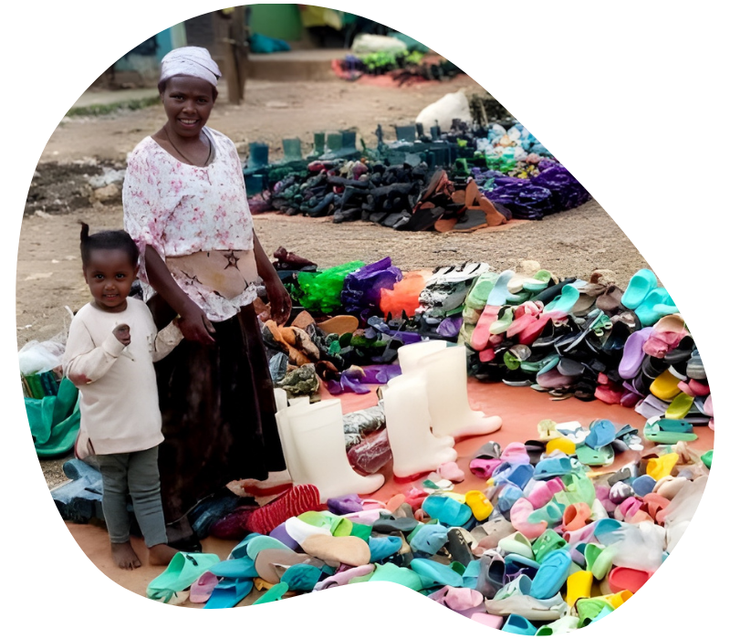 Bahirnesh with shoes