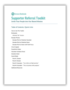 Supporter Referral Toolkit shadow